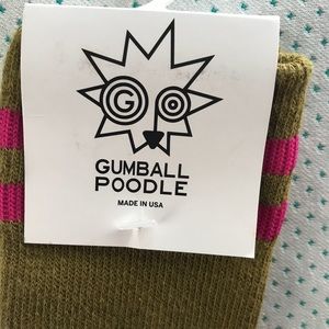 Gum ball poodle socks